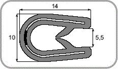 Profil  zbrojony 2016394/2     1,0-4,0     PCV