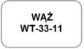 WĄŻ   WT-33/11   12,50 x 19,50   NBR+F+NBR/PCV