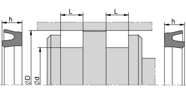 K50   254,00 x 223,83 x 26,10 x  27,10   PU