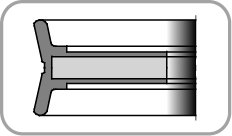 TŁOK   K25   26,00 x 8,00 x  12,00   NBR+STAL