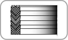 DT2   25,00 x 40,00 x 17,00   F/NBR+NBR