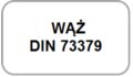 WĄŻ   DIN 73379   3,20 x 7,00   NBR+F