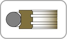 K702 35,00 x 42,50 x 3,20 PTFE/Br+NBR