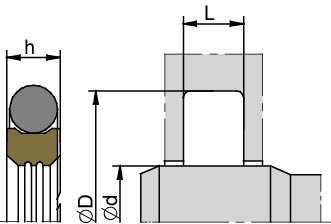 K702 145,00 x 156,00 x 4,20 PTFE/Br+NBR