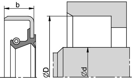 B1SL 65,00 x 90,00 x 10 NBR