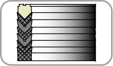 K01 55,00 x 70,00 x 22,50 F/NBR+NBR+POM