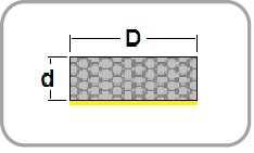 SZP/S 25,00 x 1,50 MIKROGUMA/EPDM+KLEJ