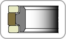 K19 140,00 x 117,00 x 16,00 NBR+PTFE+POM