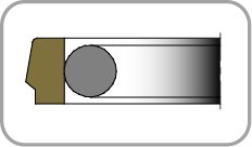 K41 50,00 x 39,30 x 4,20 PTFE/BR+NBR
