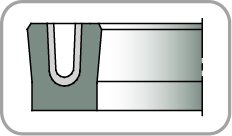 K751 124,40 x 115,00 x 7,10 PTFE+STAL