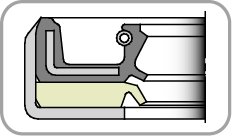 RWDR-COMBI 144,00 x 172/175 x 23,5 NBR CORTECO