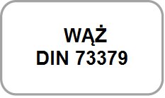 WĄŻ DIN 73379 7,00 x 12,00 NBR+F