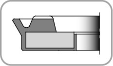 TŁOK K55 50,00 x 10,00 x 10,00 NBR+ALU