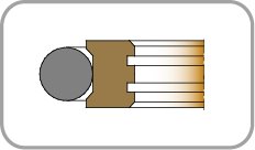 SEAL-JET R9 0,00 x 0,00 x 0,00 NBR+PTFE/Br